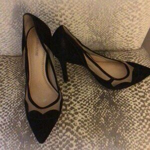 Pour La Victoire Suede and Mesh Stilettos